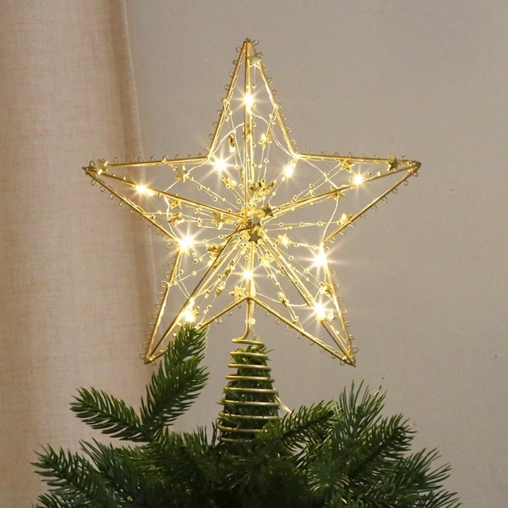 3D Glitter Star Christmas Tree - Star Tree Topper recension och pris