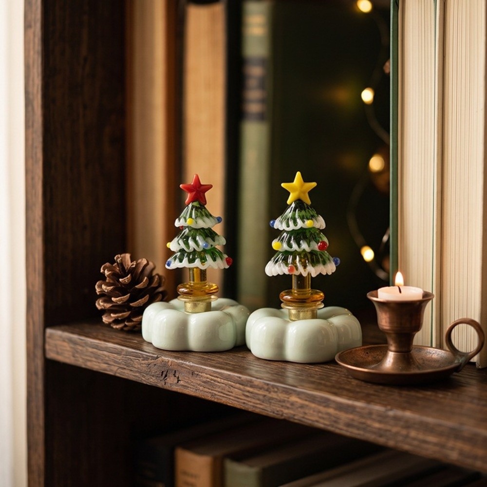 Solid Glass Glass Christmas Tr - Star Tree Topper recension och pris