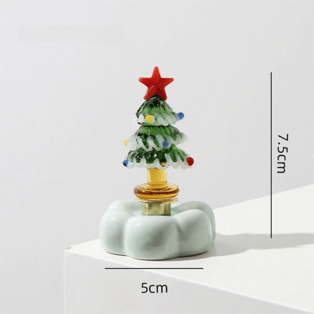 Solid Glass Glass Christmas Tr - Star Tree Topper recension och pris