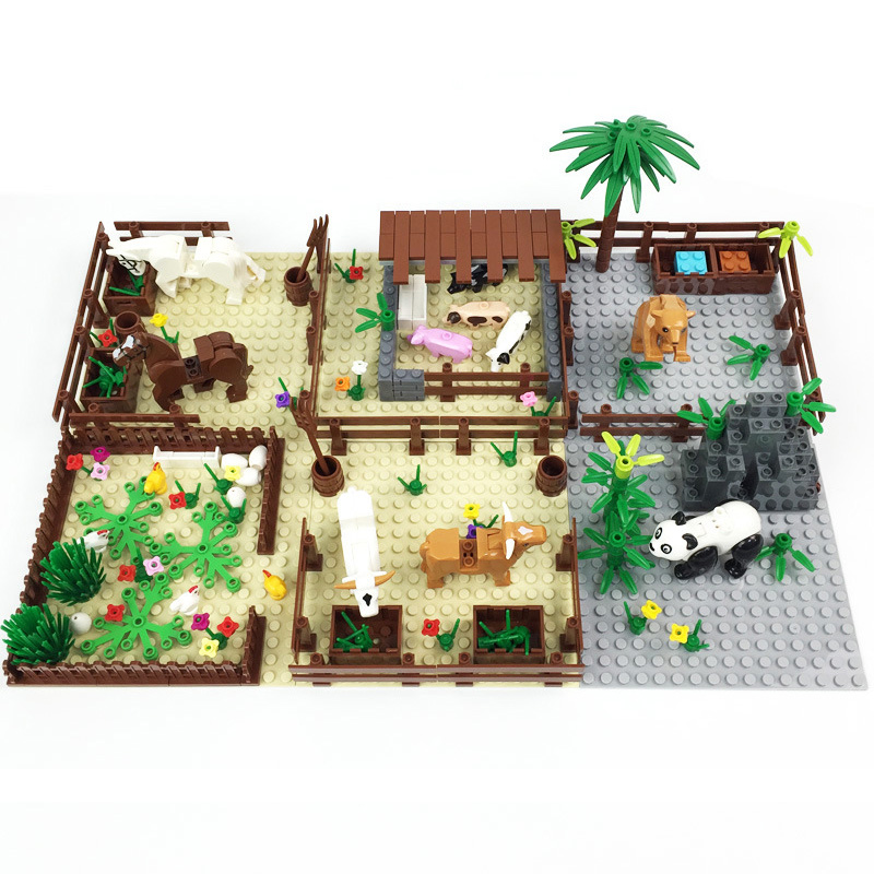 City MOC Farm Scene Cattle pen - Lego Set Creator recension och pris