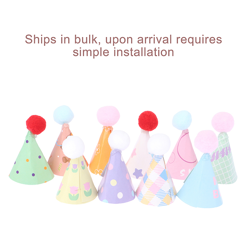 10pc/Set Diy Mini Hat Baking C - Santa Hat Plush recension och pris