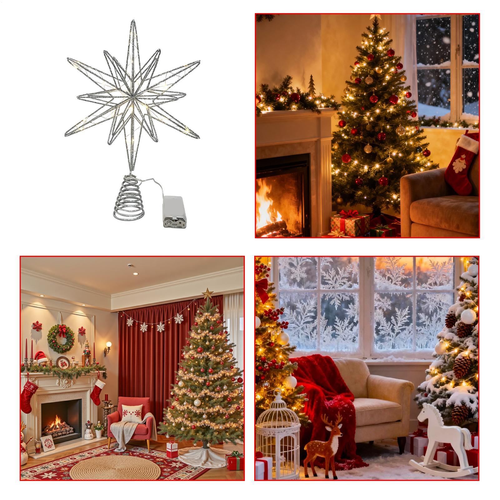 Star Tree Topper Lighted Chris - Star Tree Topper recension och pris