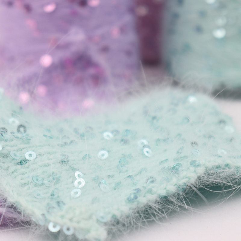 пряжа 500g 2000M Plush Angora  - Santa Hat Plush recension och pris