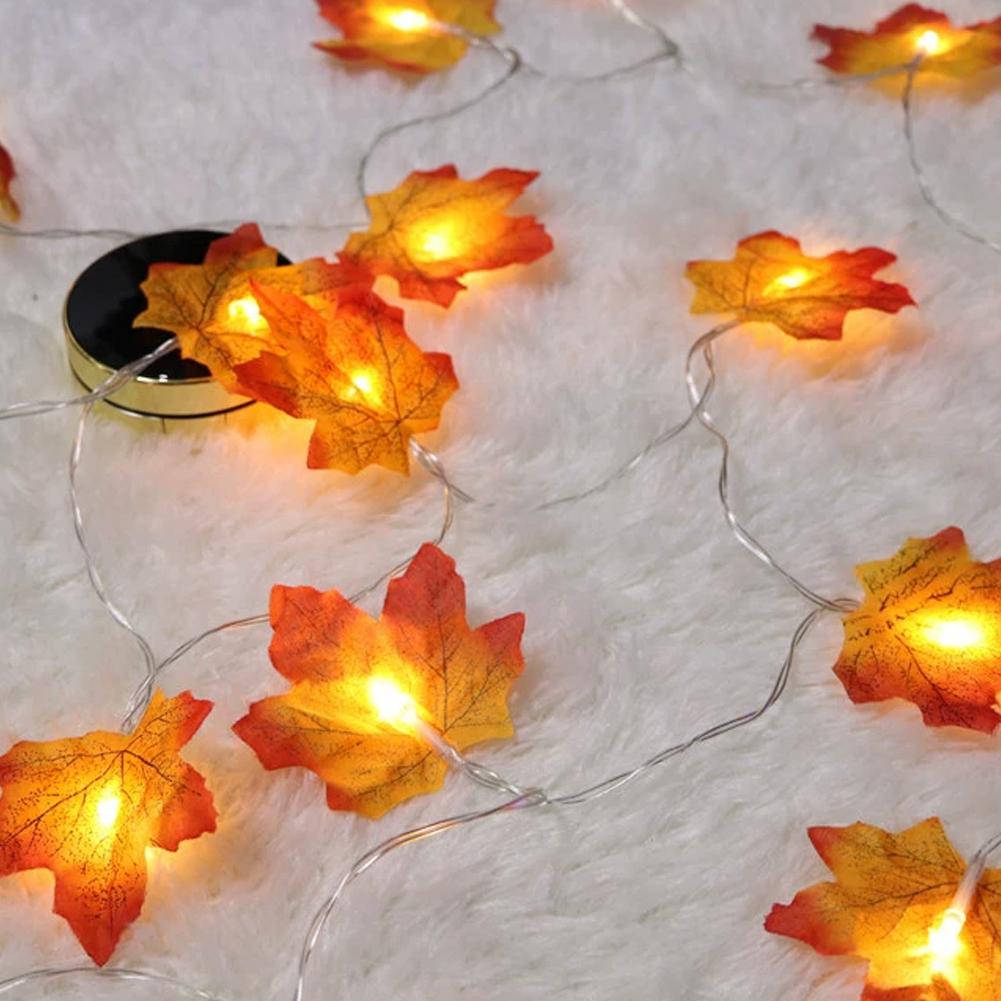 Maple Leaf Garland String Ligh - Led Fairy String Lights recension och pris