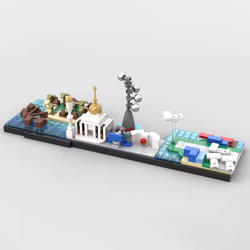 Bricklink MOC City Skyline Arc - Lego Set Creator recension och pris