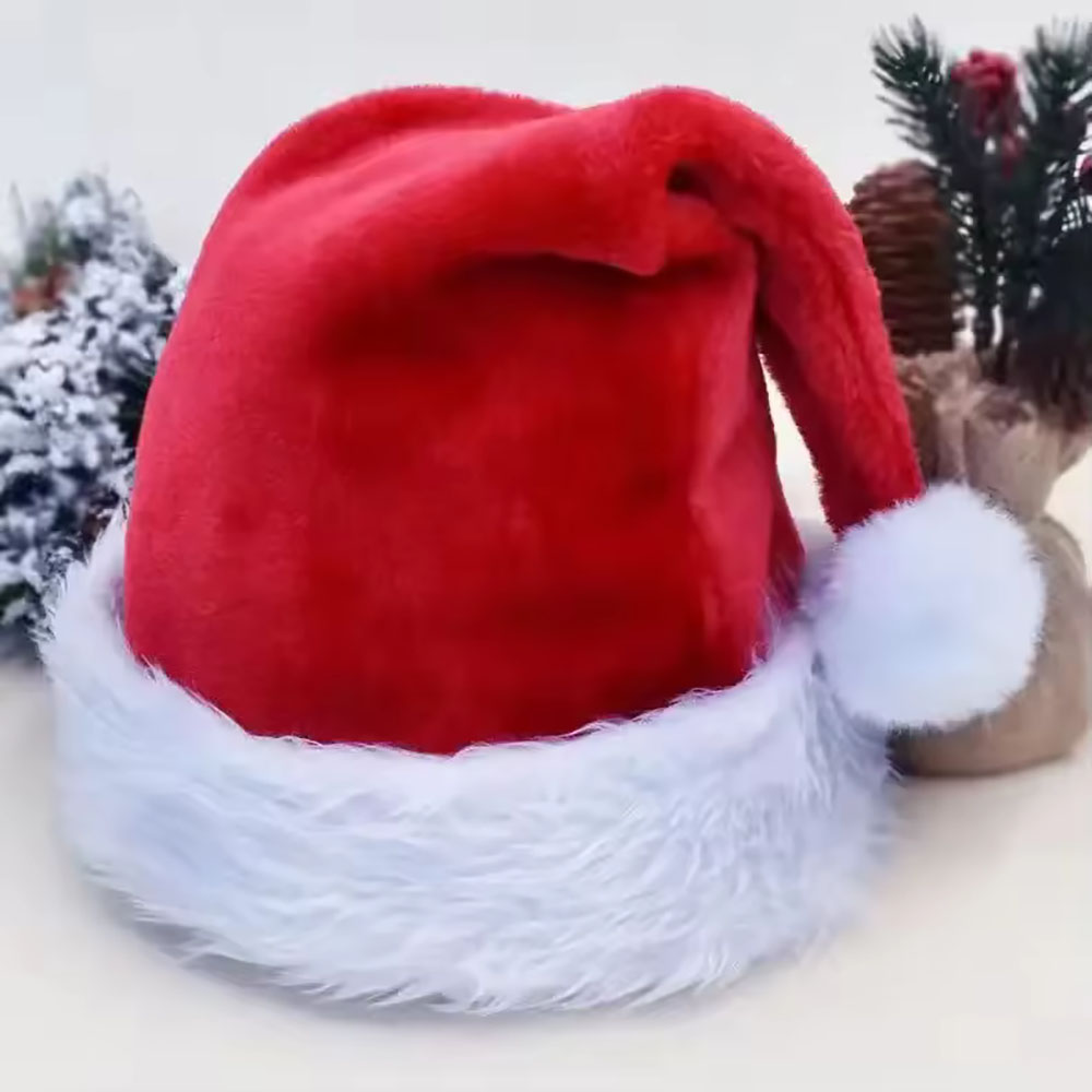 New Christmas Hat Adults Child - Santa Hat Plush recension och pris