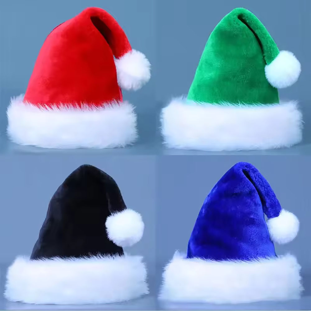 New Christmas Hat Adults Child - Santa Hat Plush recension och pris