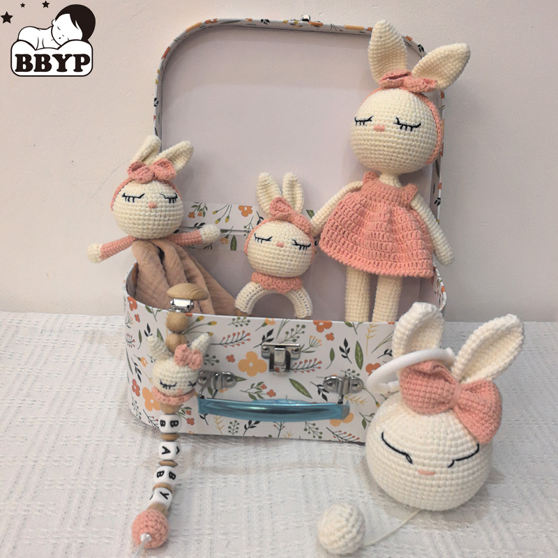 1 Set Baby Stuffed Animal Doll - Gift Box Wrap Set recension och pris
