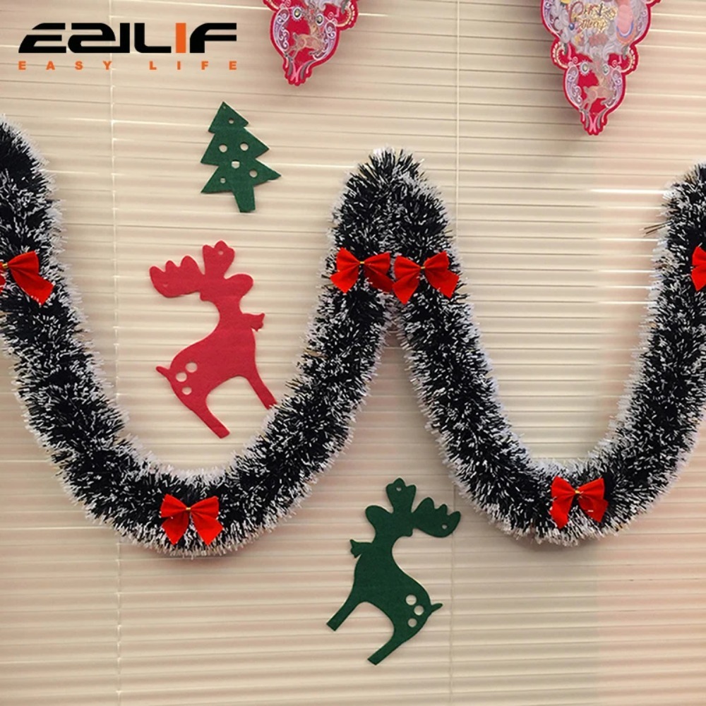 Christmas Tinsel Garland Artif - Led Fairy String Lights recension och pris