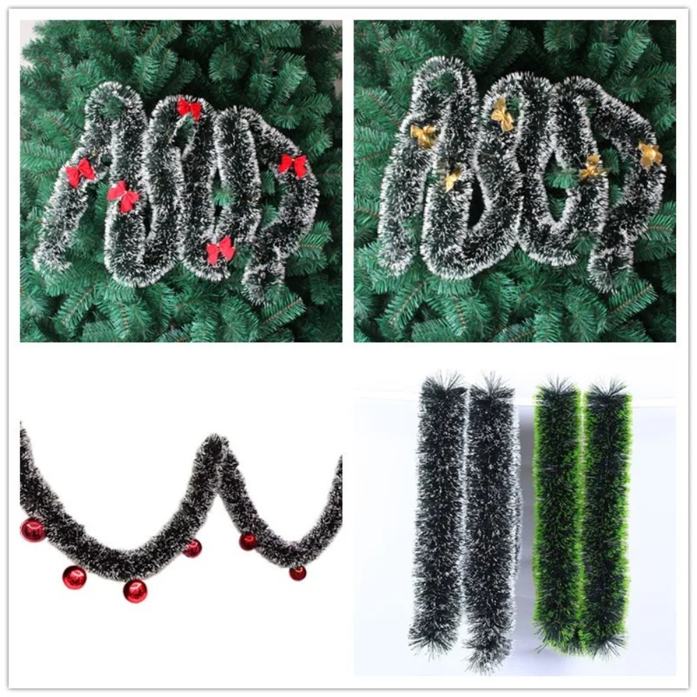 Christmas Tinsel Garland Artif - Led Fairy String Lights recension och pris