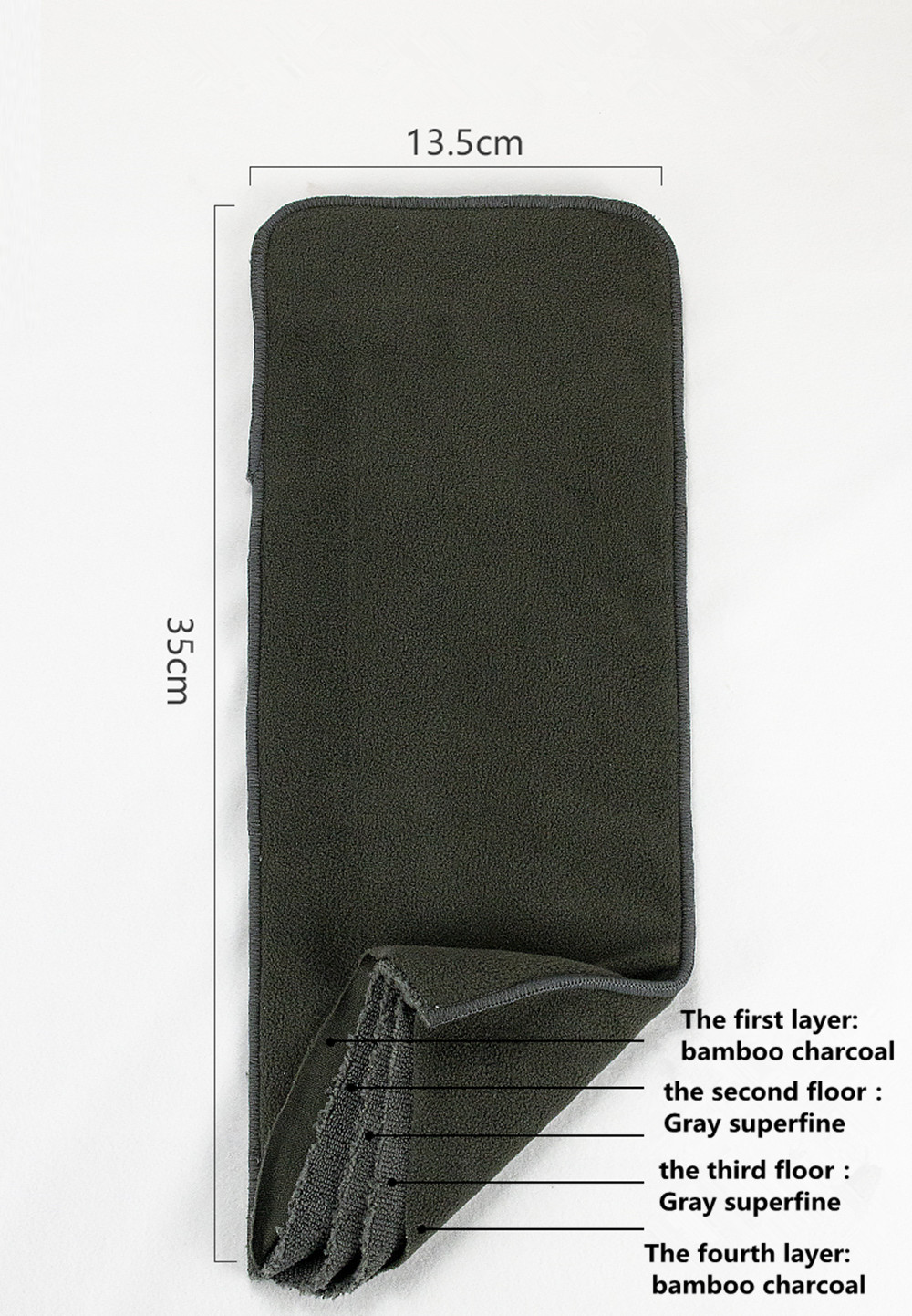 AIO Bamboo Nappies Charcoal Re - Pampers Diaper Premium Care recension och pris