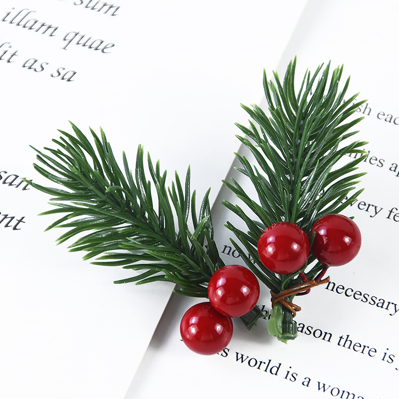 10pcs Christmas Berry Pine Con - Christmas Wreath Fake recension och pris