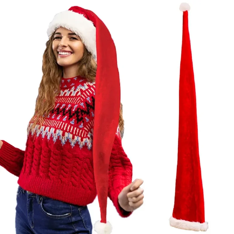 Soft Plush Extra Long Adult Sa - Santa Hat Plush recension och pris