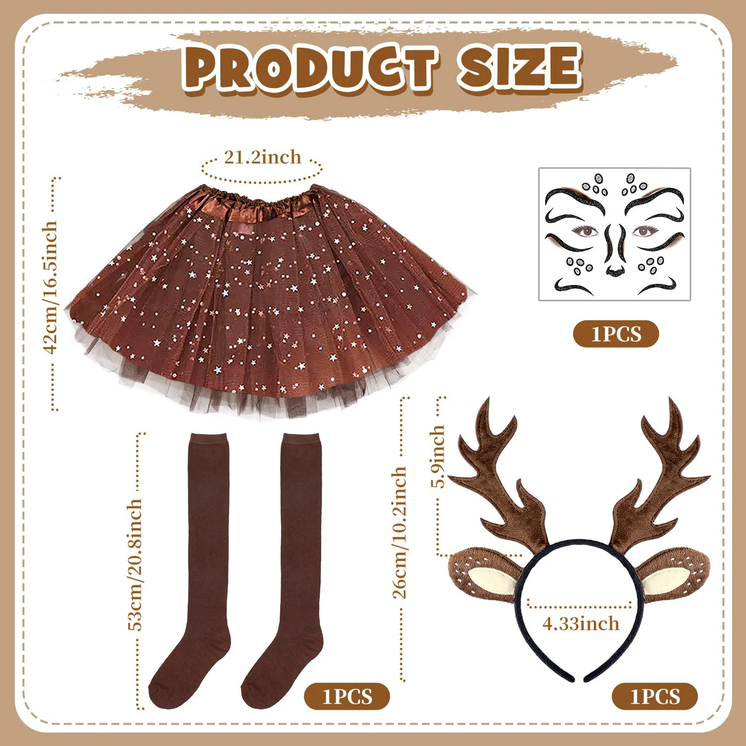 Carnival Deer Costume Women De - Reindeer Antlers Headband recension och pris