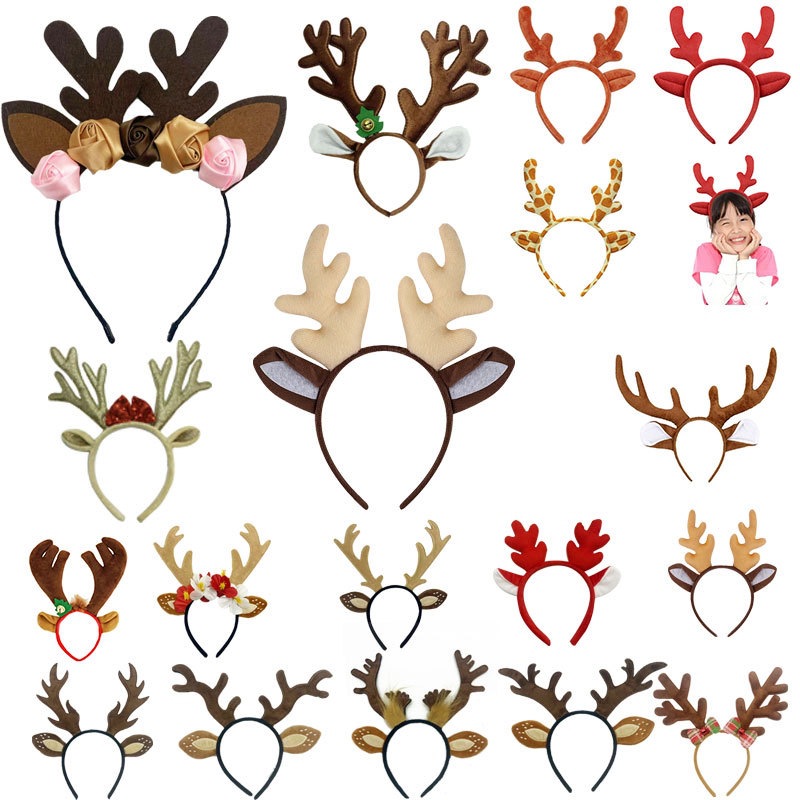 Reindeer Costume Set Tutu Skir - Reindeer Antlers Headband recension och pris