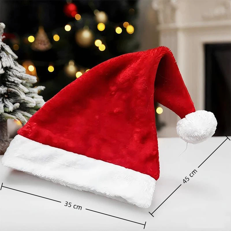 Soft Plush Christmas Santa Hat - Santa Hat Plush recension och pris