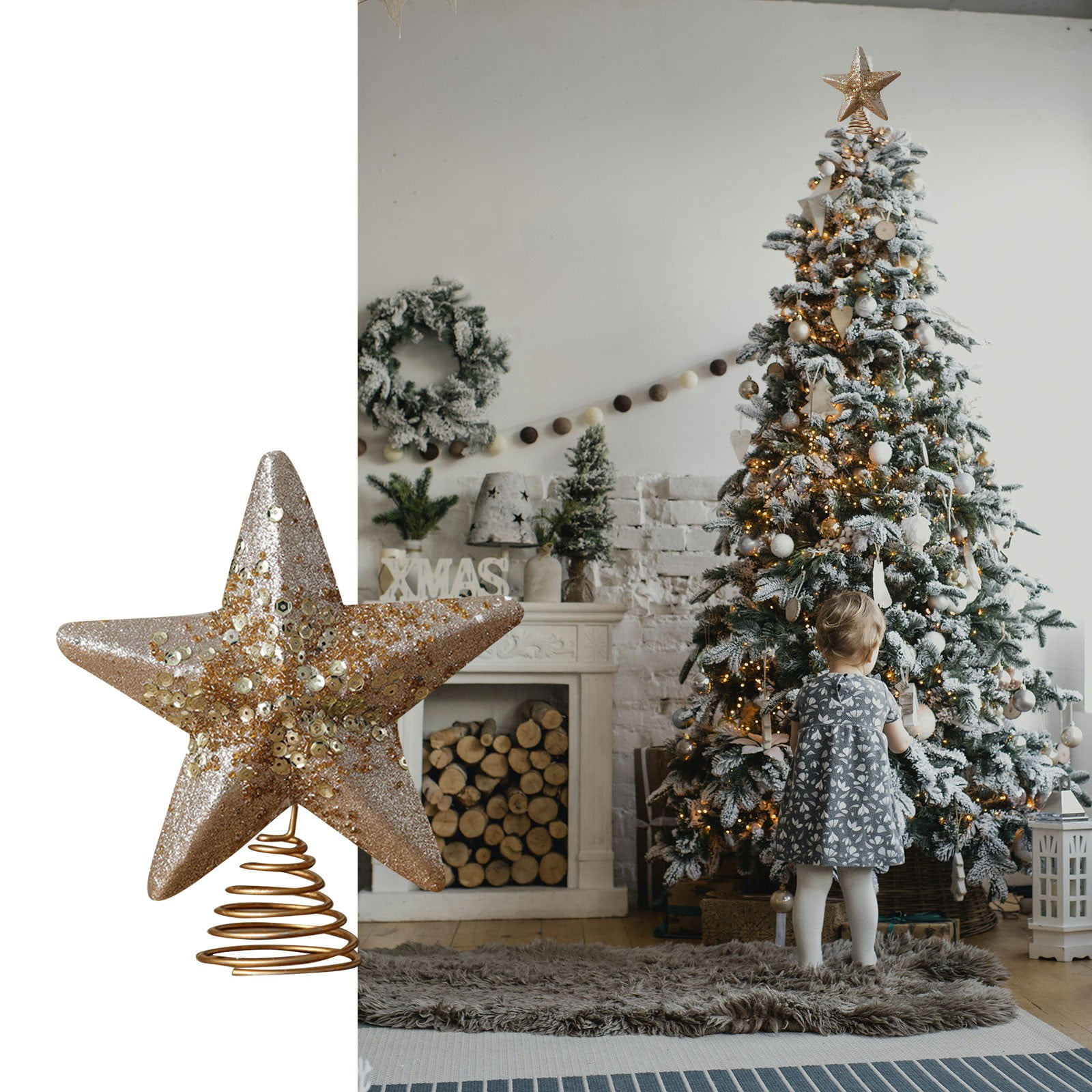 Christmas Tree Top Star Decora - Star Tree Topper recension och pris
