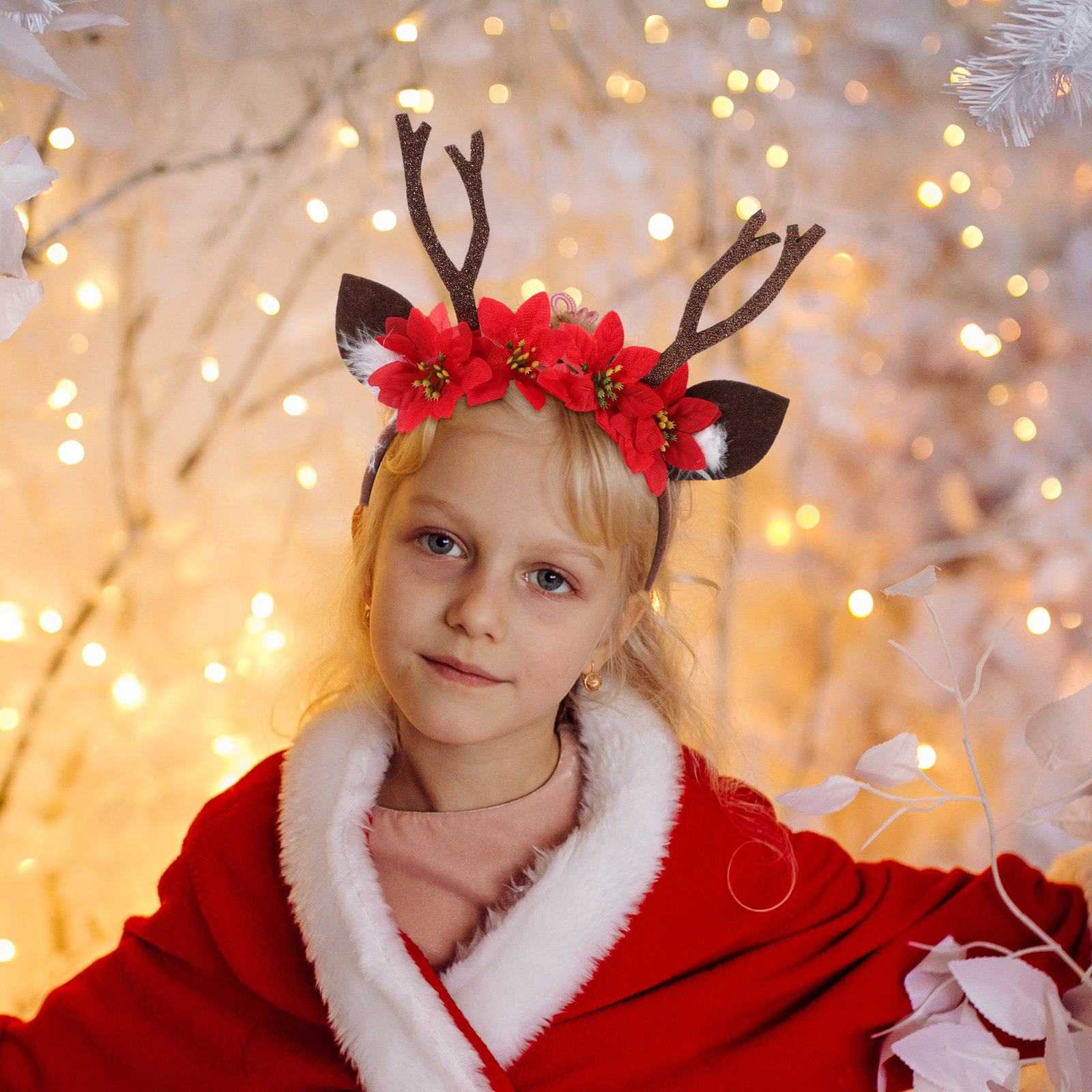 Reindeer Antler Christmas Head - Reindeer Antlers Headband recension och pris