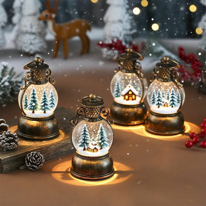 Vintage Style USB Powered Ligh - Snow Globe Musical recension och pris