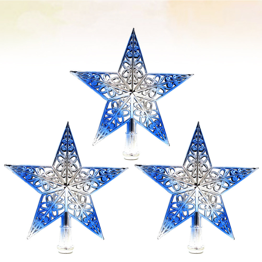 3Pcs 20Cm Hollow Star Christma - Star Tree Topper recension och pris