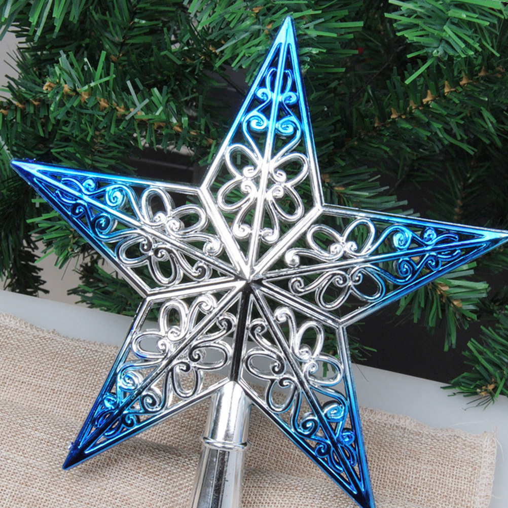 3Pcs 20Cm Hollow Star Christma - Star Tree Topper recension och pris