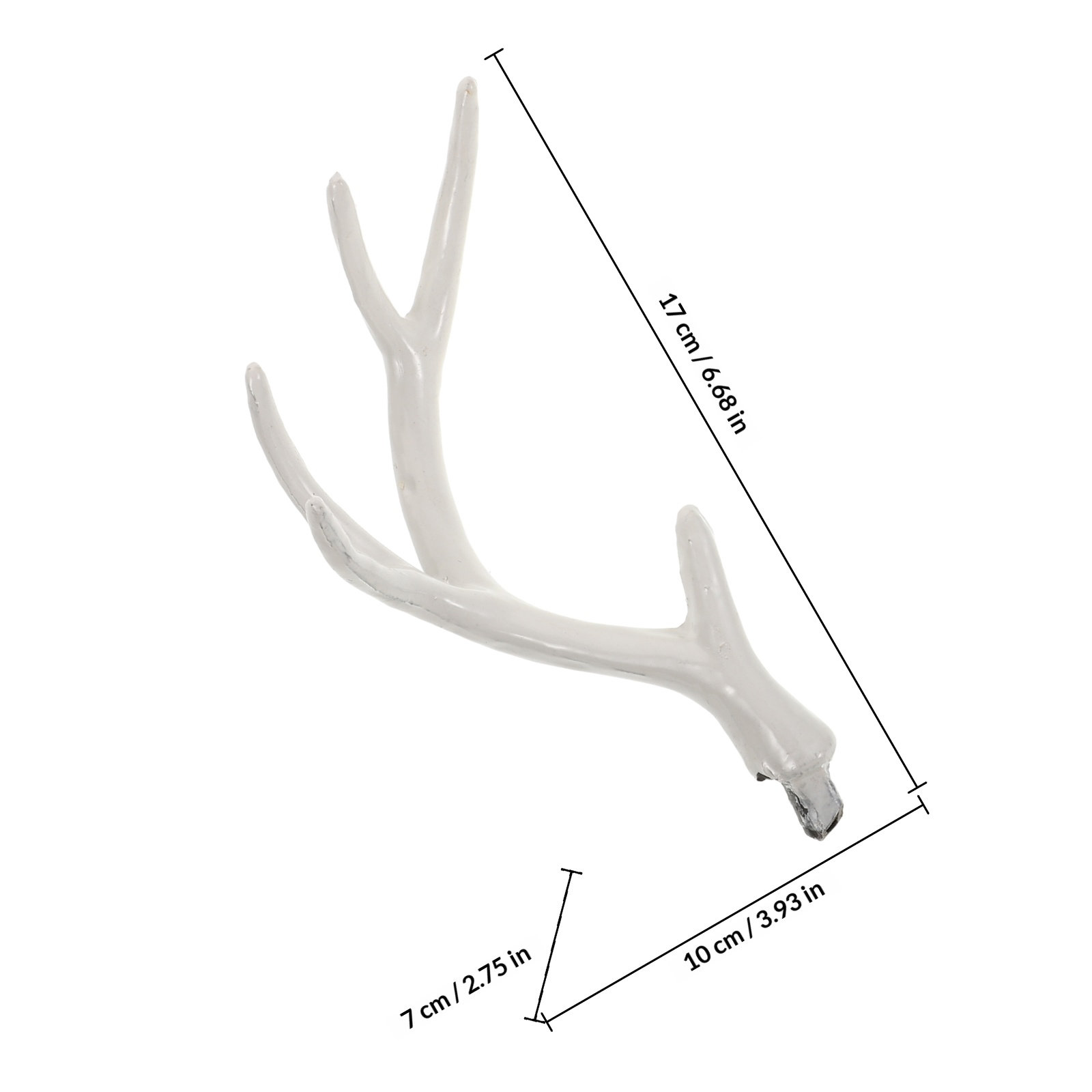 1Pair Lifelike White Deer Antl - Reindeer Antlers Headband recension och pris