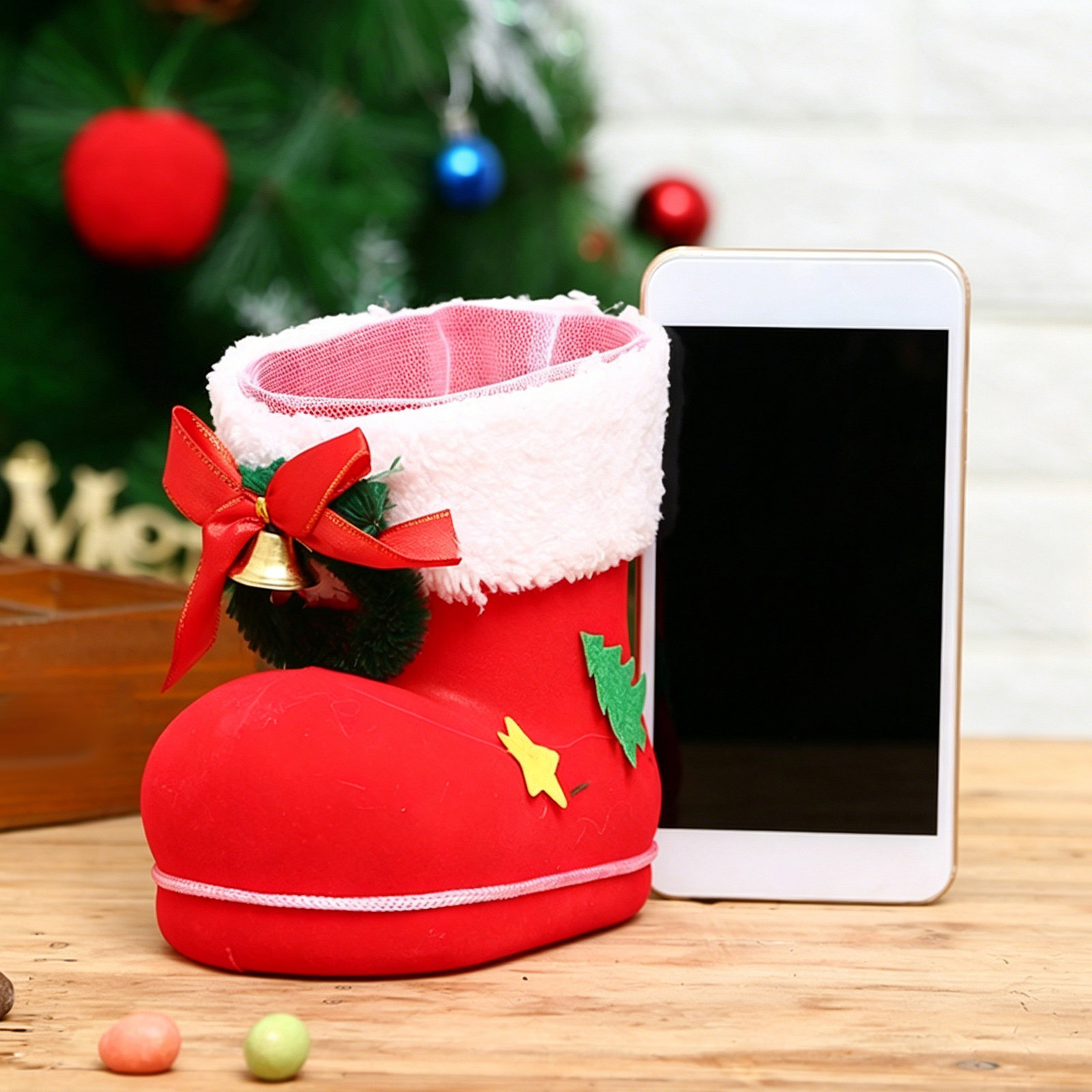 2Pcs Christmas Stocking Gift B - Christmas Stocking Hanging recension och pris