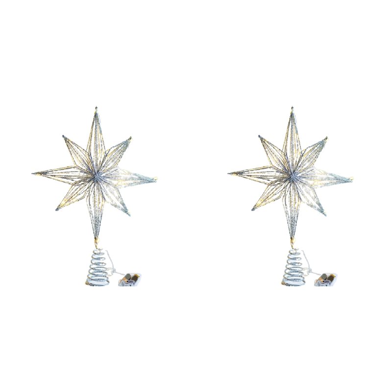 ABXF-2X Christmas Tree Toppers - Star Tree Topper recension och pris
