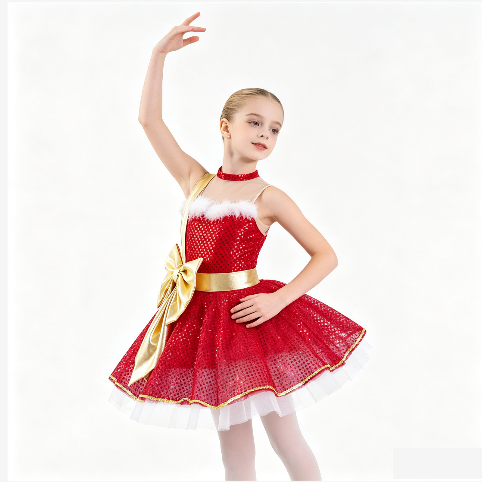Girls Christmas Xmas Elf Candy - Elf Costume Christmas recension och pris
