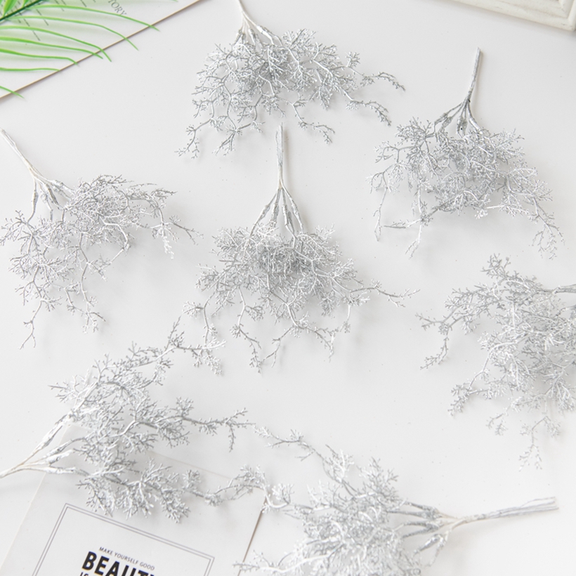 6Pcs/bundle Artificial Plant G - Christmas Wreath Fake recension och pris