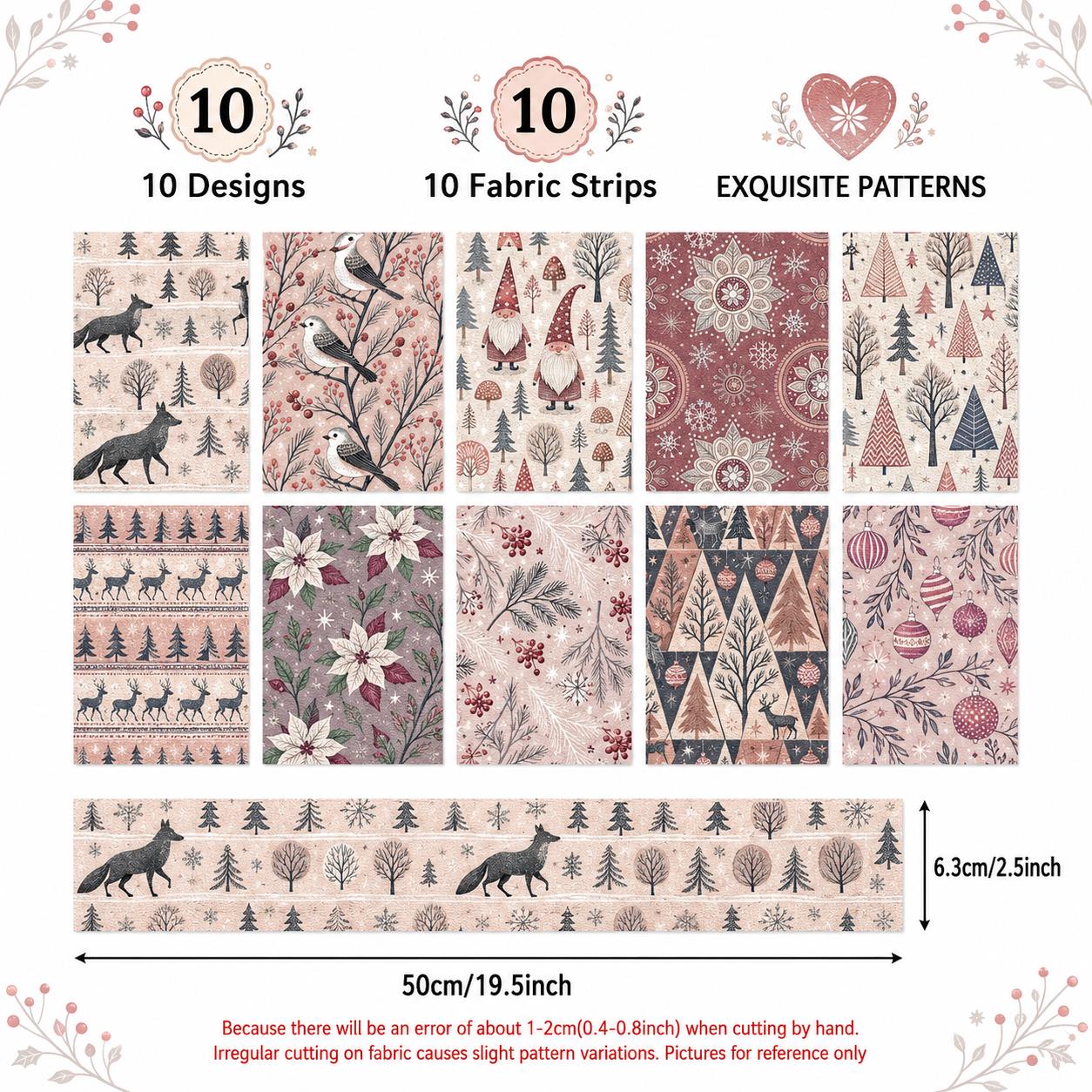 10pcs Christmas Pattern Jelly  - Christmas Table Runner recension och pris
