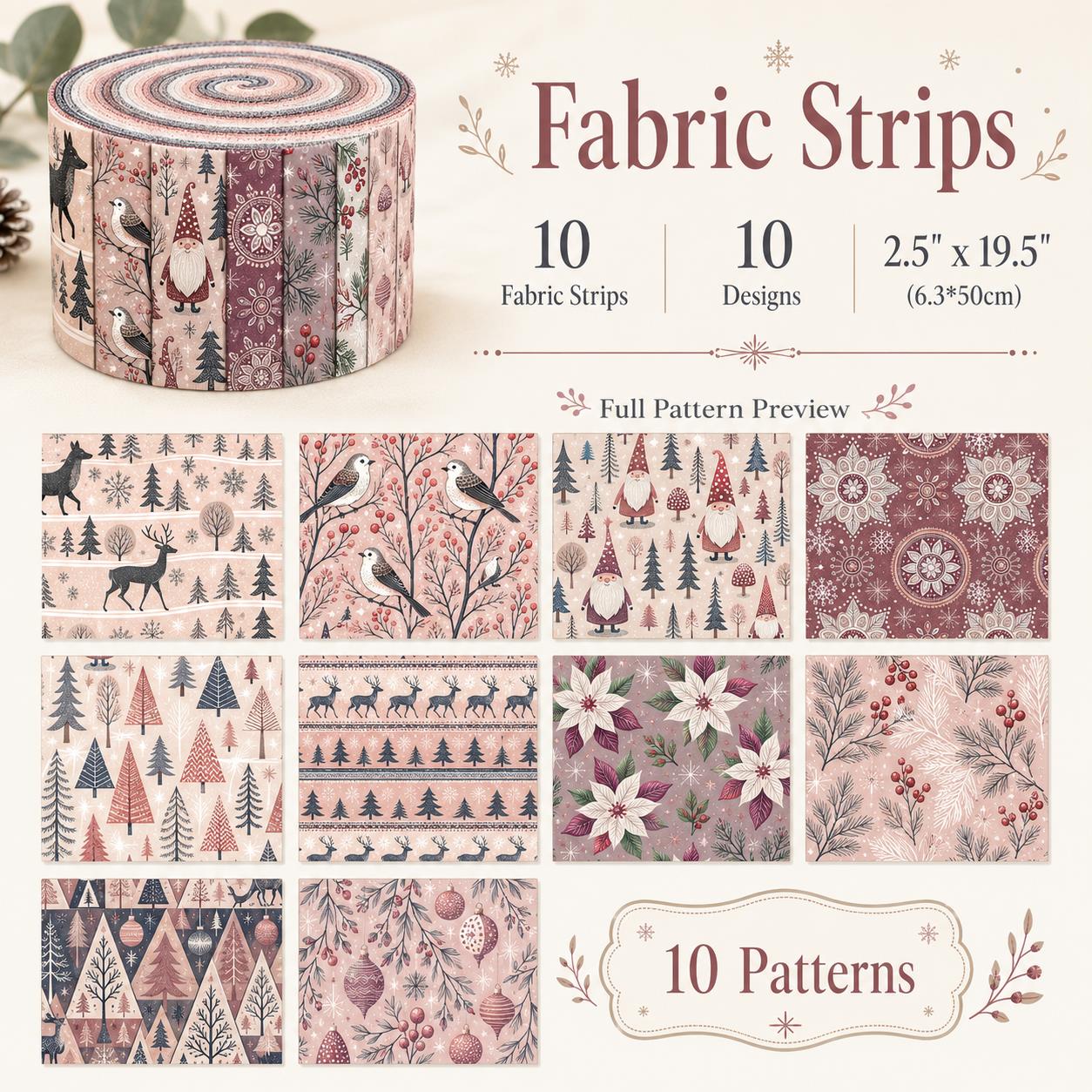 10pcs Christmas Pattern Jelly  - Christmas Table Runner recension och pris