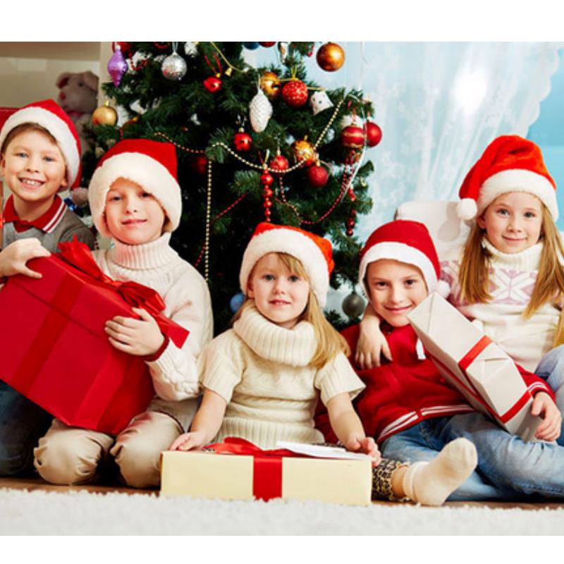 Plush Christmas Hat for Adult  - Santa Hat Plush recension och pris