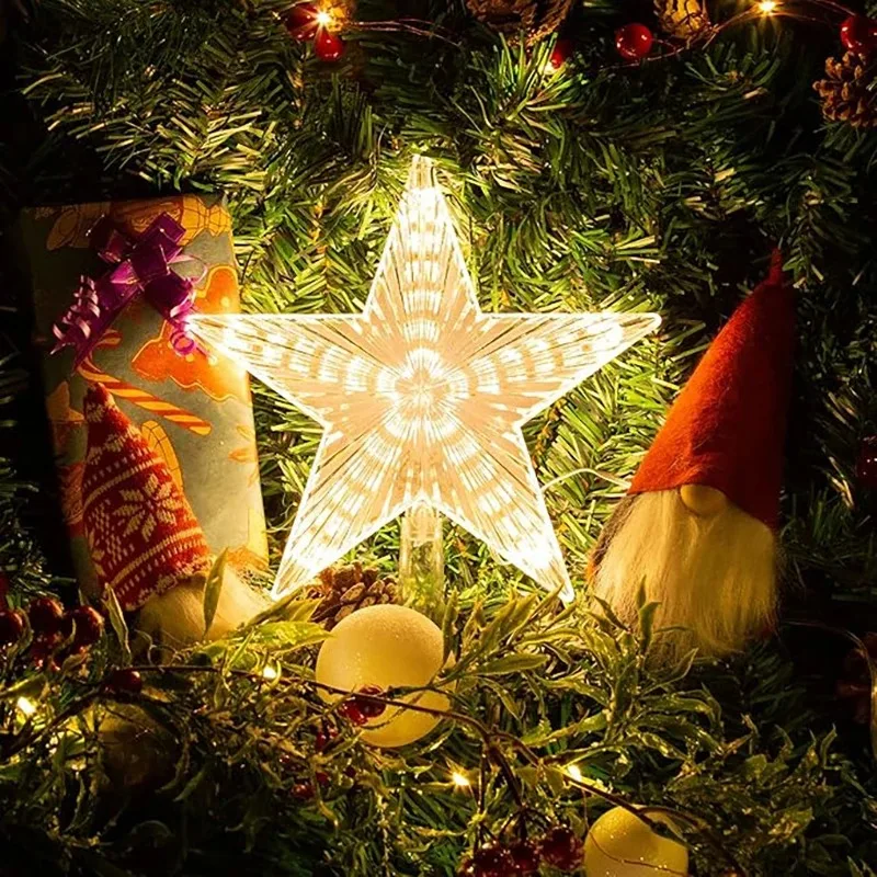 15cm Christmas Decoration Glow - Star Tree Topper recension och pris