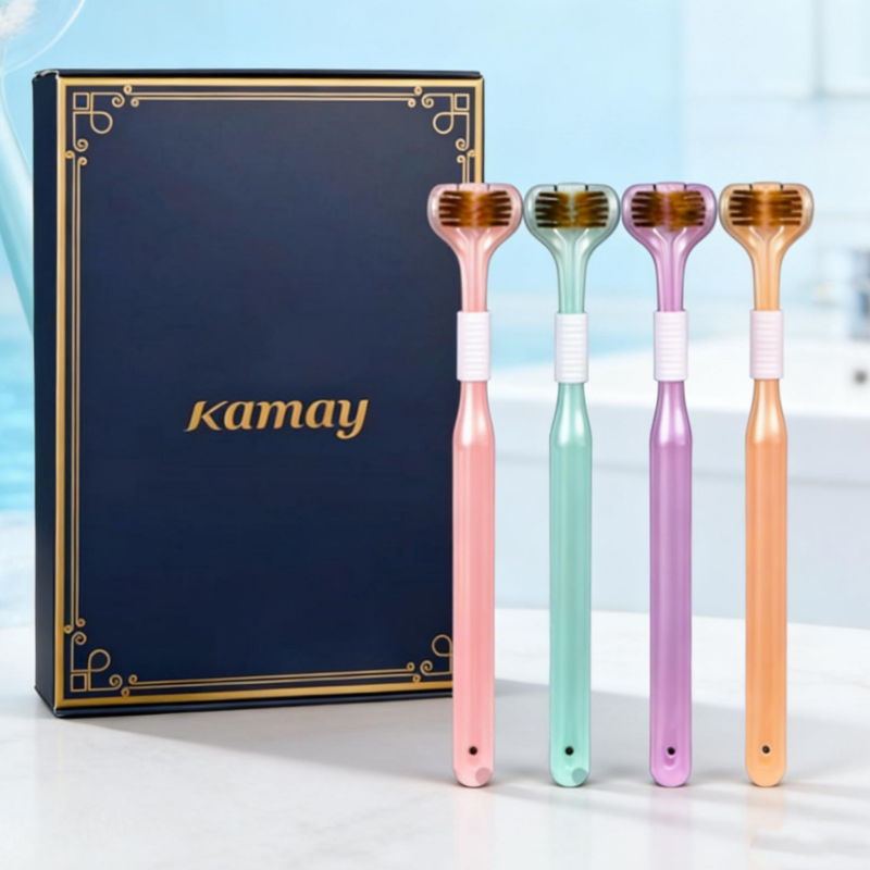 4-piece set of toothbrushes in - Gift Box Wrap Set recension och pris