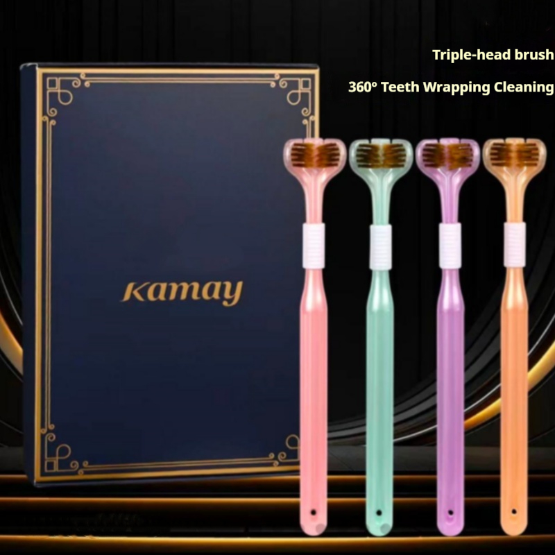 4-piece set of toothbrushes in - Gift Box Wrap Set recension och pris