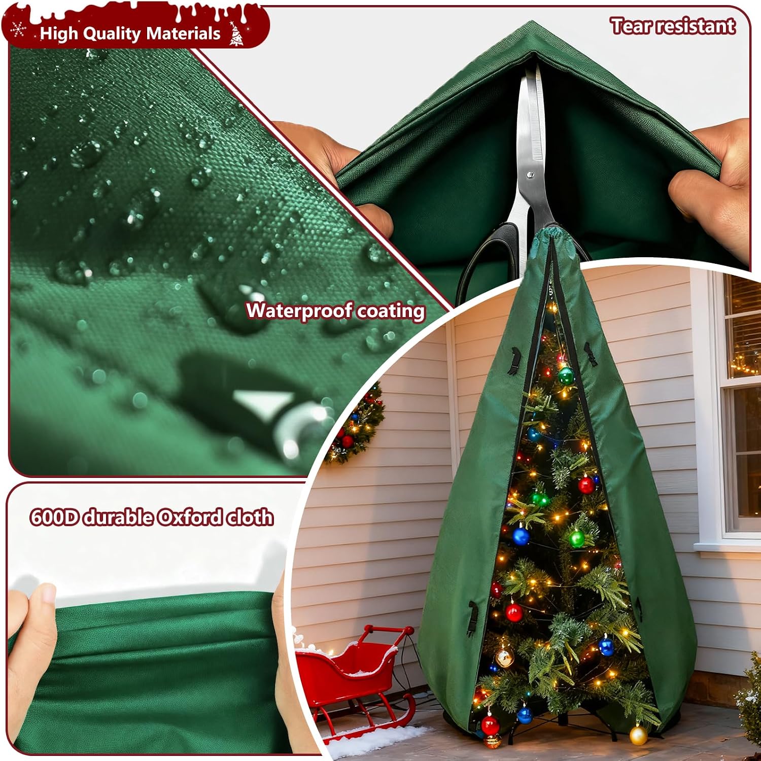 Upright Christmas Tree Storage - Christmas Tree Artificial recension och pris