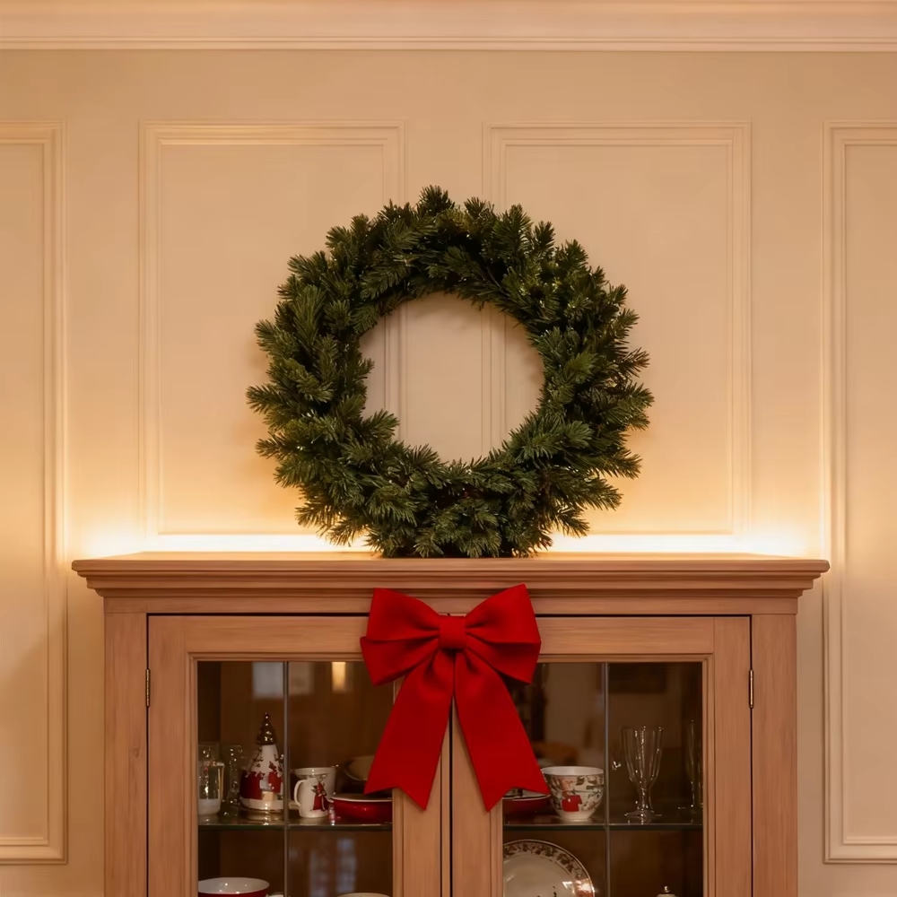 Artificial Pine Wreath Plant C - Christmas Wreath Fake recension och pris