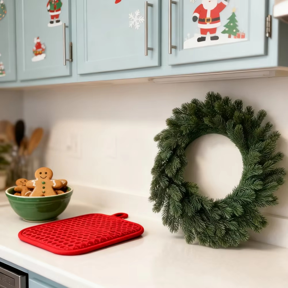 Artificial Pine Wreath Plant C - Christmas Wreath Fake recension och pris