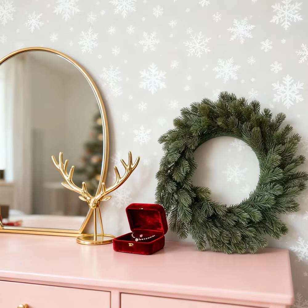 Artificial Pine Wreath Plant C - Christmas Wreath Fake recension och pris